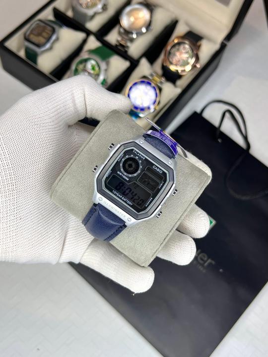 Casio Illuminator Blue Silver