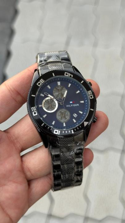 Tomm_y Hilfiger black blue