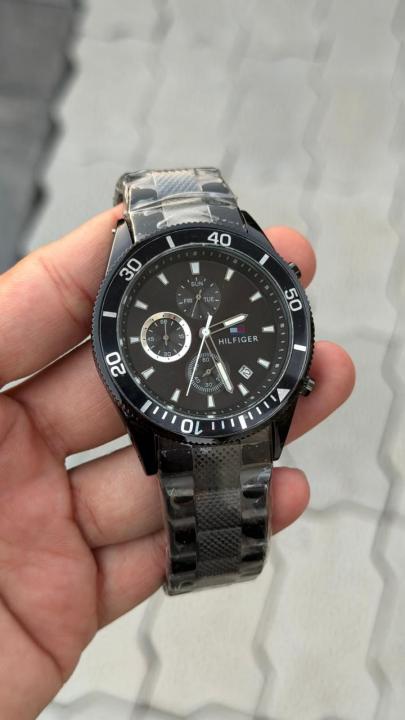 Tomm_y Hilfiger black silver
