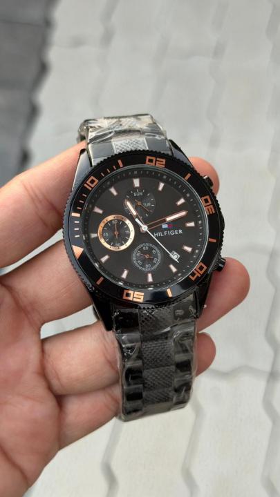 Tomm_y Hilfiger black copper