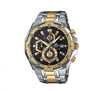 Edifice Casio 100M Chronograph Silver Gold