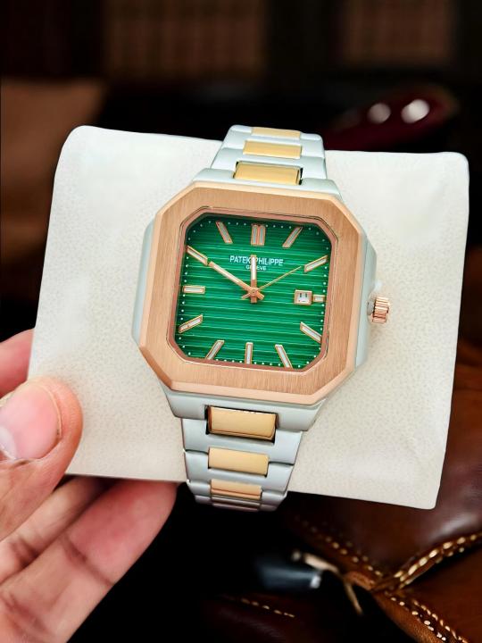 Patek_Phillippe_Geneve_Square_Twotone_Green