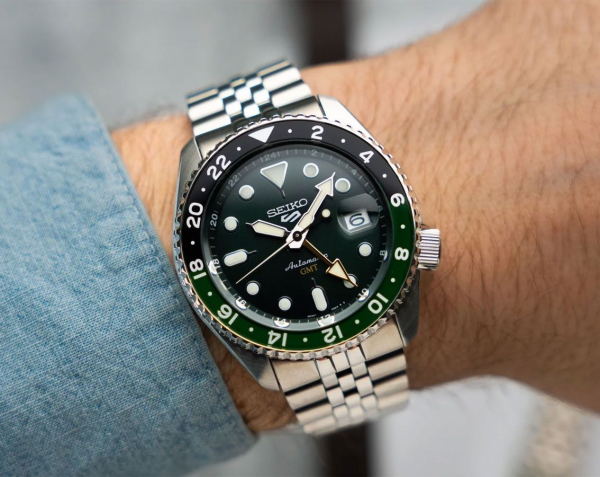 Seiko 5 Sports GMT Green