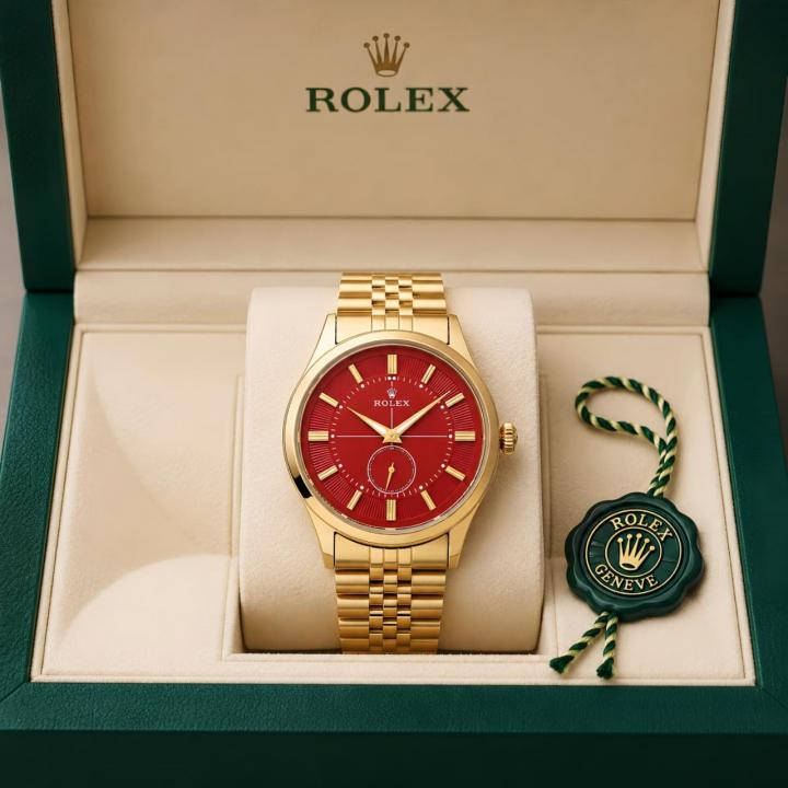 Role_x Gold Tone Stainless Steel Watch