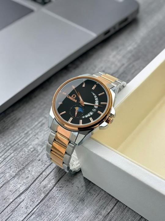 Omega_Mens_Stainless_Steel_Rosegold_Twotone