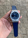 Hublot Automati_c back open leather