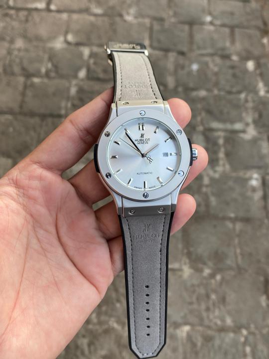 Hublot Automati_c back open leather