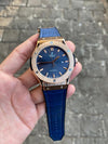 Hublot Automati_c back open leather