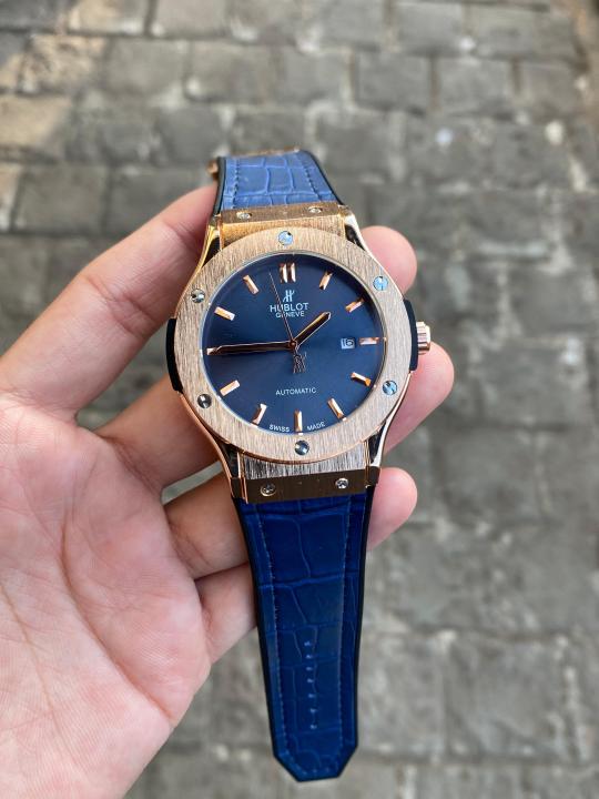 Hublot Automati_c back open leather