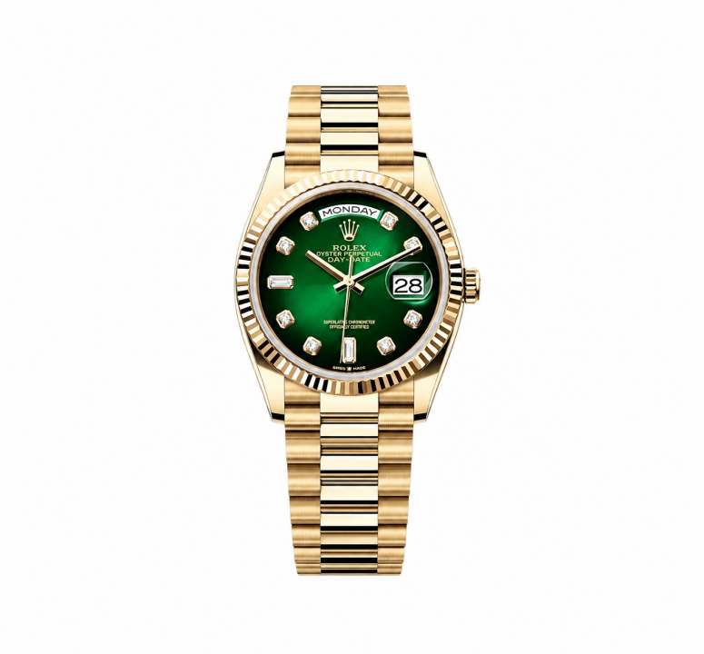 Roleex Mens Oyster Day Date Diamond Heavy Quality