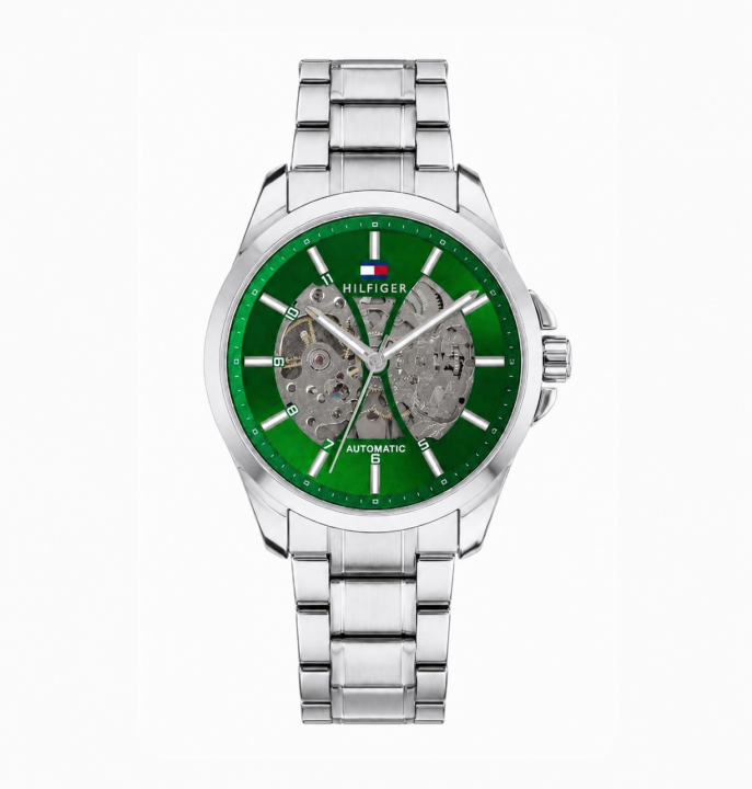 Tommy_Hilfiger_Automatic_Chain_Silver_Green