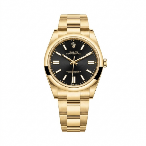 Rolex_Oyster_Perpetual_34_Gold_Black
