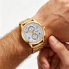 Fossiil Townsman Chronograph Gold White
