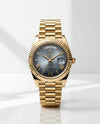 Rolee_x Oyster Perpetual Day Date 40 Battery Gold-Grey