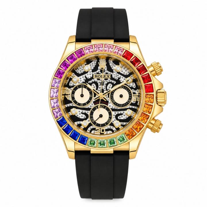 RolexMens Daytona Tiger Rainbow