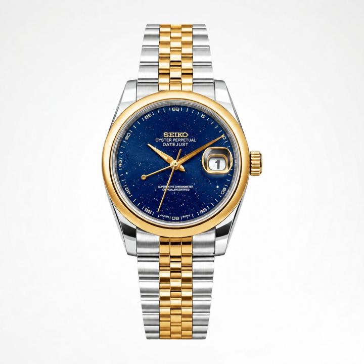 Seiko Oyster Perpetual Galaxy Twotone Gold