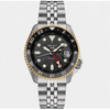 Seiko 5 Sports GMT Black Gold Hazel Ring
