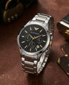 Emporio Armann_i Classic Silver Black Gold
