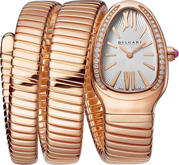 Bvlgari Serpenti Tubogas Rose Gold White