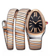 Bvlgari Serpenti Tubogas Rose Gold Two Tune Black Dial