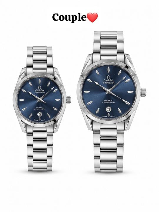 OmegaSeamaster Couple Blue Dial