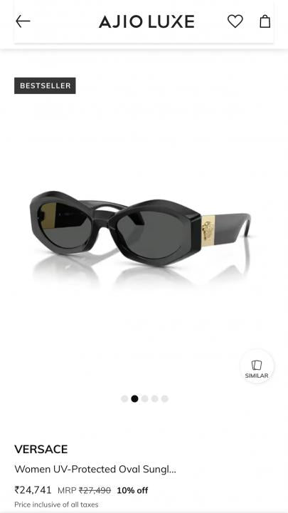 Versac e Womens Sunglass