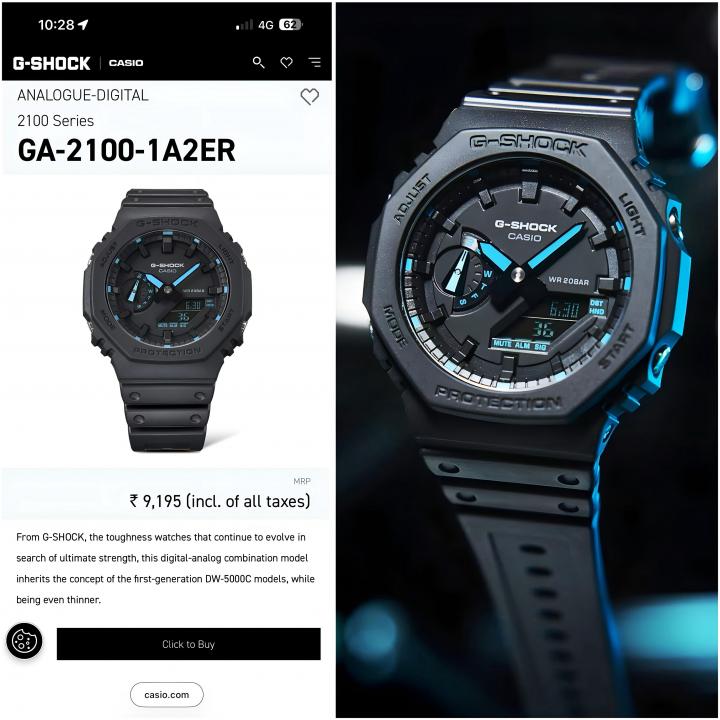 Casio G-Shock Ga2100