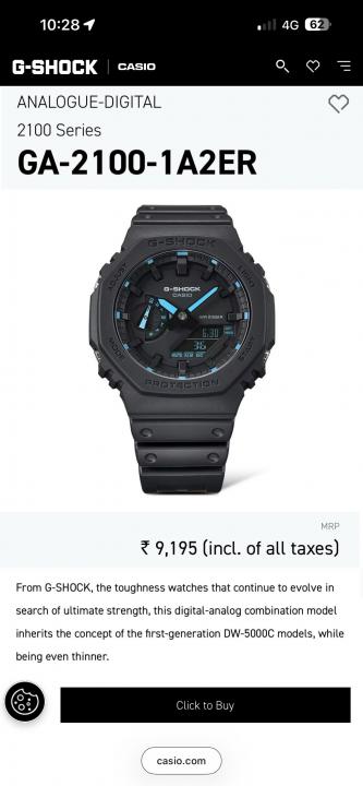 Casio G-Shock Ga2100