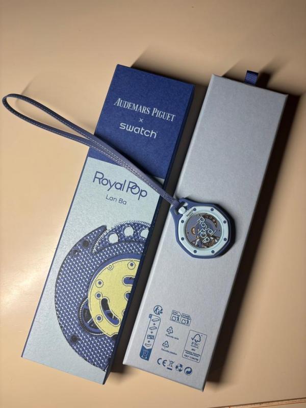 Audemars l Piguet S Watcx POP With Box White Blue