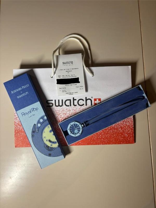 Audemars l Piguet S Watcx POP With Box White Blue