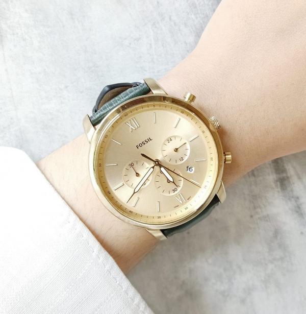 Fossii_l Neutro Chronograph Green Gold
