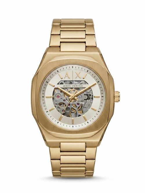 Armann_i Exchange Ax2418 Hampton Automatic gold white