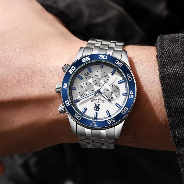Tommy Hillfiger Chronograph Silver Blue