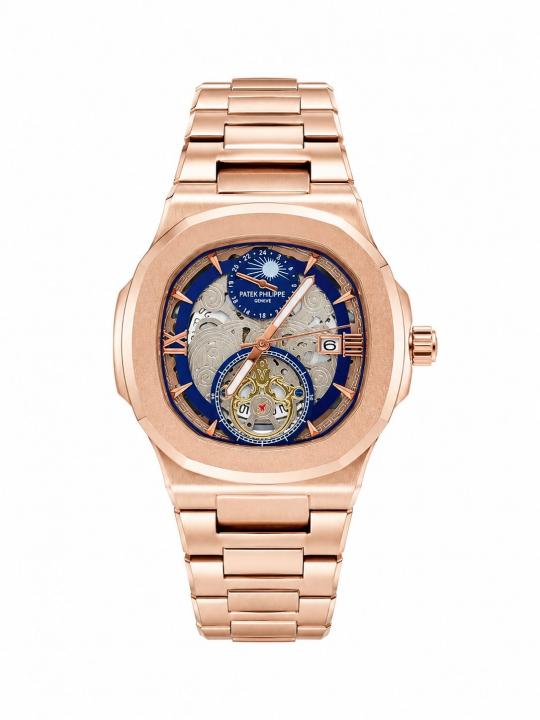 Patek Phillippe PP Chain Rosegold Blue Dial
