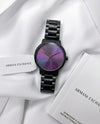 Armann_i Exchange Ax2736 Mercury Glass Black Dial