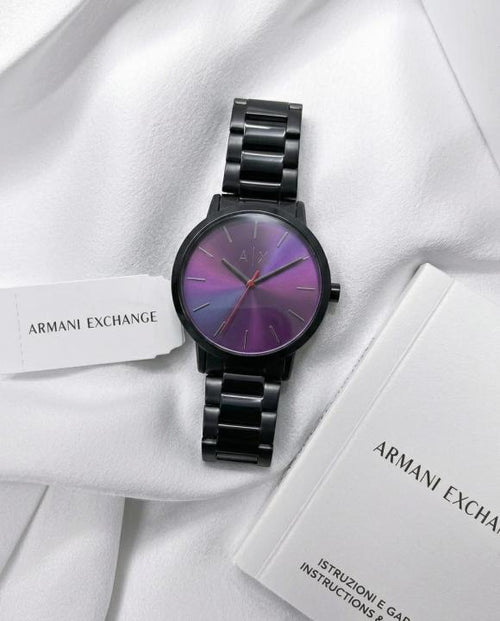 Armann_i Exchange Ax2736 Mercury Glass Black Dial