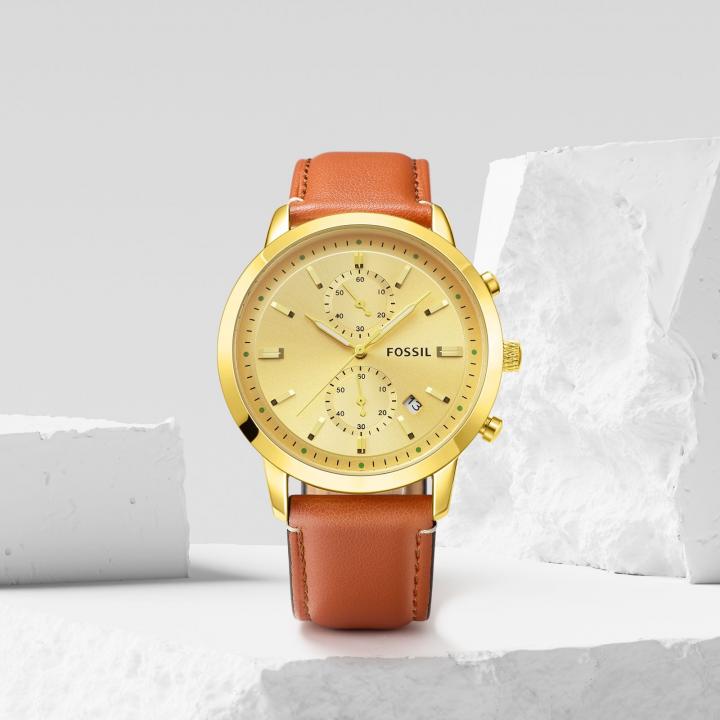 Fossii_l Townsman Chronograph LightBrown Gold