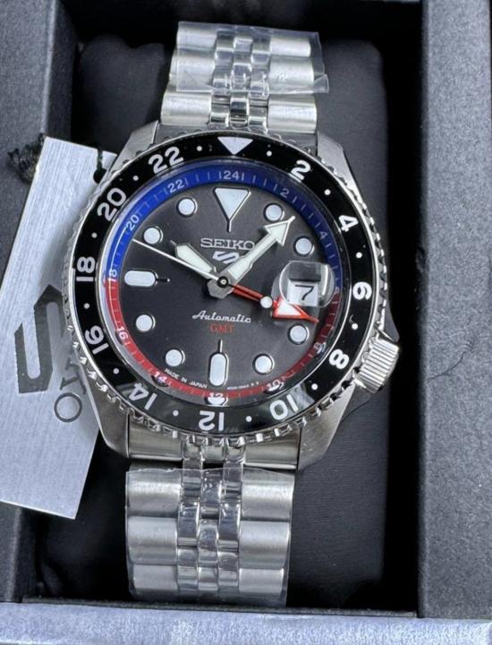 Seiko 5 Sports GMT Black Dial