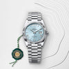 Roleex Mens Oyster Day Date Sky Blue Heavy Quality