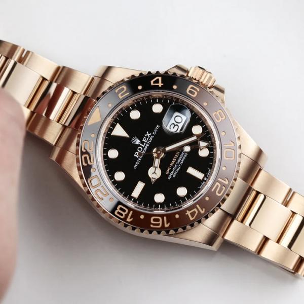Roleex Mens Oyster GMT Master 2 Root Beer Date Heavy Quality
