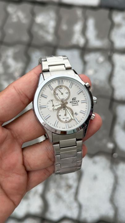 Edificc_e EFb EFB-710SG series  quartz moment all working  premium stainless steel
