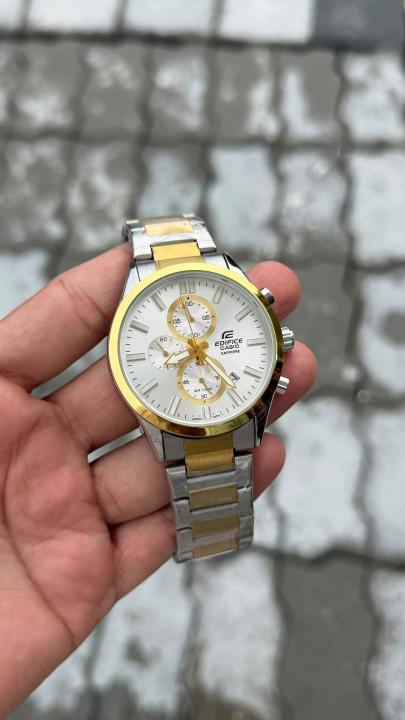 Edificc_e EFb EFB-710SG series  quartz moment all working  premium stainless steel