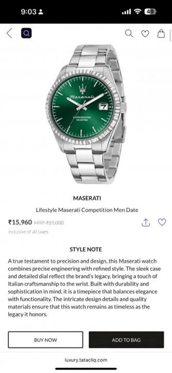 Maserati Circuito Chronography Store Article