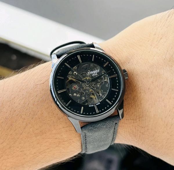 Tisso 1853 Automatic Open heart watch