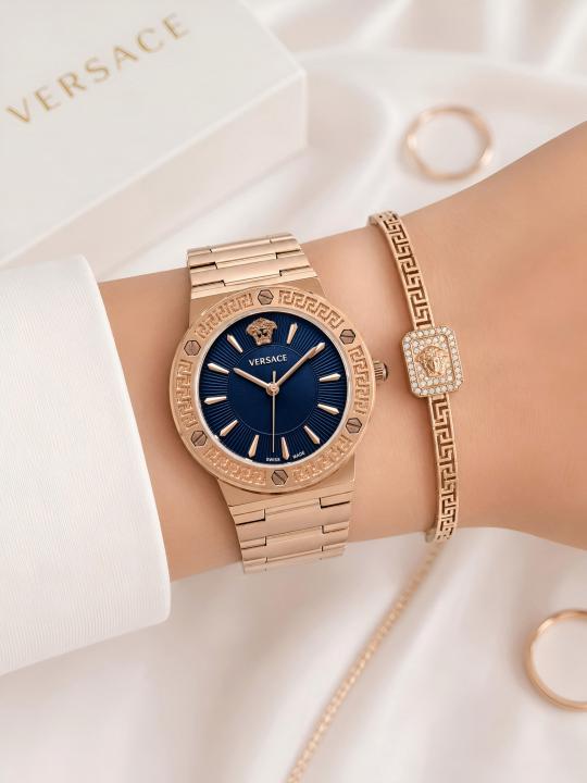 Versace Grece Logo Watch For Woman