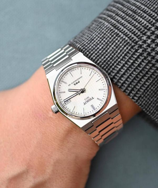 Tissoo_t 1853 Prx Automatic Top Quality silver white
