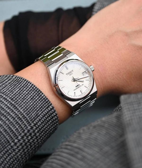 Tissoo_t 1853 Prx Automatic Top Quality silver white