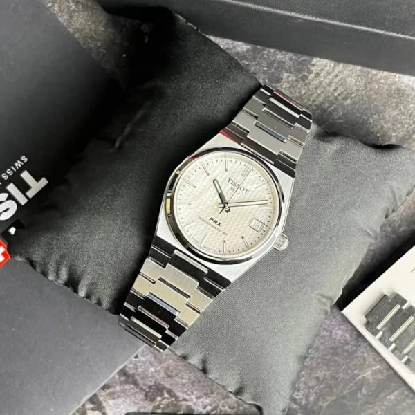 Tissoo_t 1853 Prx Automatic Top Quality silver white