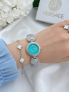 Versace Medusa Women Silver Tiffany