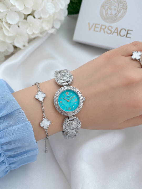 Versace Medusa Women Silver Tiffany